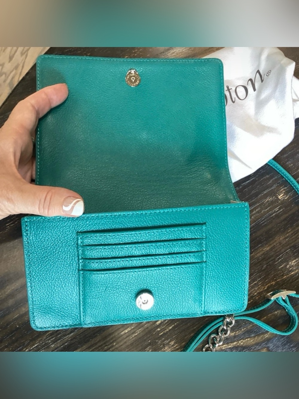 Brighton Celine Flap Bag NWT with Brighton Dust Bag MSRP: $295 - Picture 5 of 9